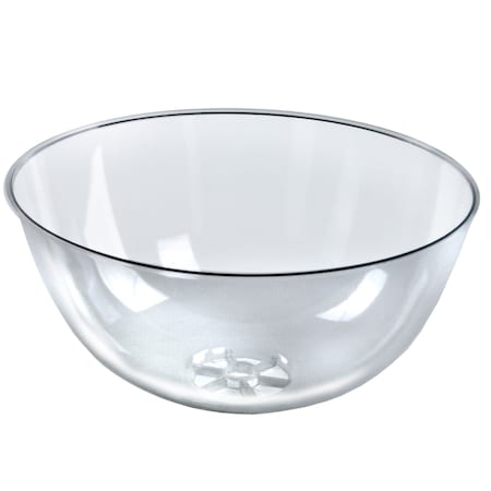 Azar Displays Clear Plastic Bowl 16" Diameter x 8" Deep 700901